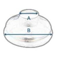 DUWT® Latex Halsmanschette Faltenbalg für Trockentauchanzug HD (Heavy Duty) in small