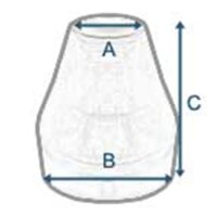 DUWT® Latex Knöchelmanschette Konisch für Trockentauchanzug in small