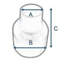 DUWT® Latex Armmanschette BC Flaschenform für Trockentauchanzug HD (Heavy Duty) in x large