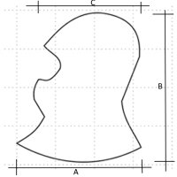 DUWT® Latex Kopfhaube für Trockentauchanzug in small