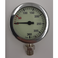 DUWT® Kapsel Manometer Pro, 52mm, vernickelt