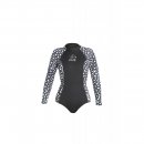 Xcel Dive Womens OR Axis L/S Back Zip 2mm - Whale Shark - 4