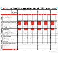 SSI SCUBA IN-WATER EVALUATION SLATE DE