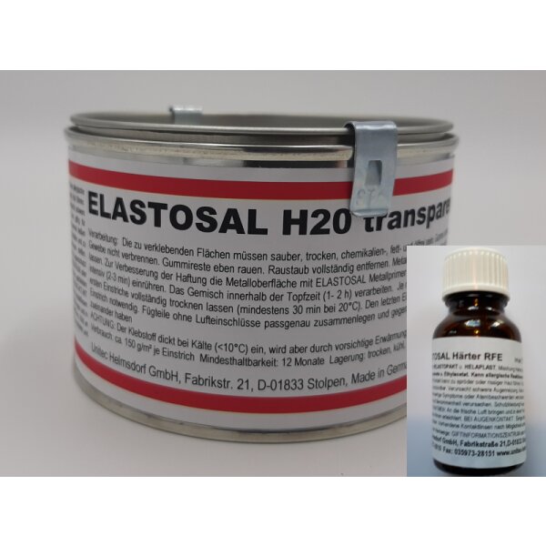 BUNDLE ELASTOSAL H20 300g Dose Schwarz + ELASTOSAL HÄRTER RFE 10g Flasche