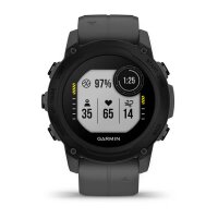 GARMIN® DESCENT™ G1 Schiefergrau/Schwarz mit Silikon-Wechselarmband 22 mm