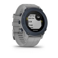 GARMIN® DESCENT™ G1 Hellgrau/Stahlblau mit Silikon-Wechselarmband 22 mm