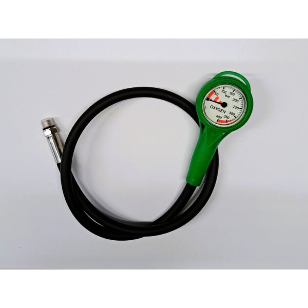 DUWT® Manometer „Slim Line“ 400 bar NITROX