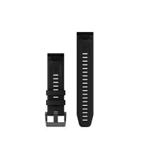 Garmin® QuickFit®-Armband 22 mm Silikon Schwarz + Verlängerungsarmband XXL G1