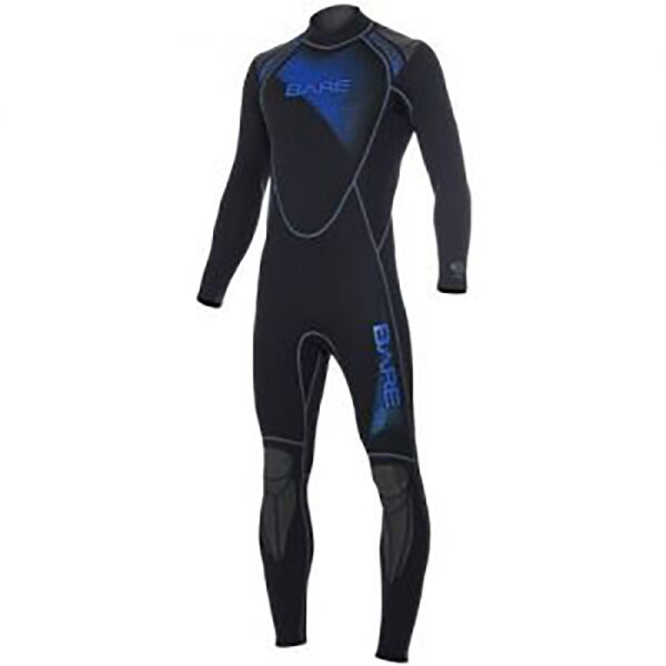 BARE 1mm Sport Full, Mens, Blue Neoprenanzug