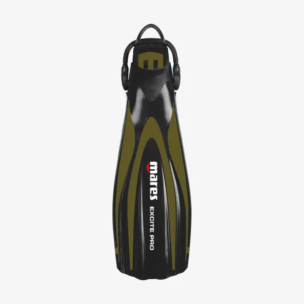 MARES EXCITE PRO Flosse Größe Regular, Farbe Olive, B-Ware