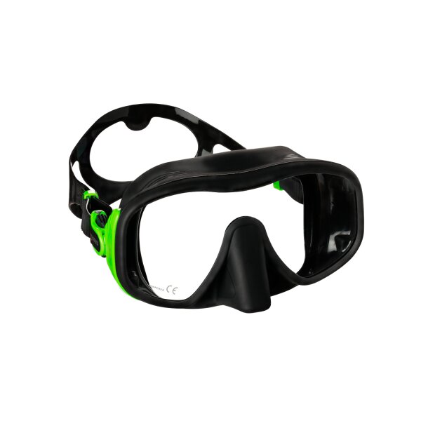 MARES JUNO Maske, Farbe Black / Lime B-Ware