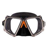Apeks VX2 Maske Schwarz Orange / Black Orange