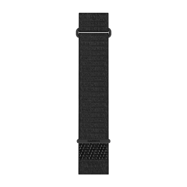 Garmin® QuickFit®-Armband 26 mm ComfortFit Textil, Schwarz, Lang
