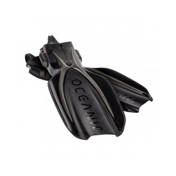 OCEANIC MANTA RAY FLOSSEN FIN, TITANIUM/BLACK - SALE