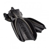 OCEANIC MANTA RAY FLOSSEN FIN, TITANIUM/BLACK - SALE