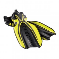 OCEANIC MANTA RAY FLOSSEN FIN, YELLOW/BLACK