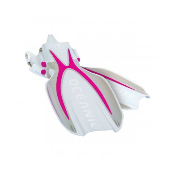 OCEANIC MANTA RAY FLOSSEN FIN, PINK/WHITE