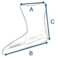 DUWT® Latex Socken 3d für Trockentauchanzug in medium
