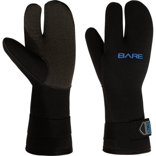 Bare 7mm K-Palm Mitt, Black