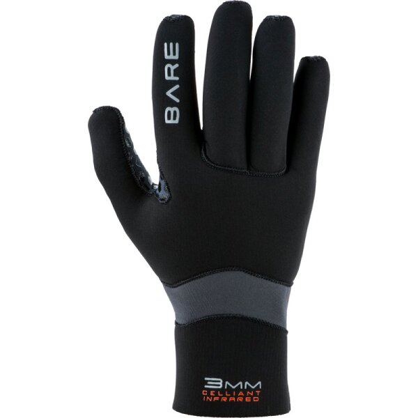 Bare 3mm Ultrawarmth Glove, Black