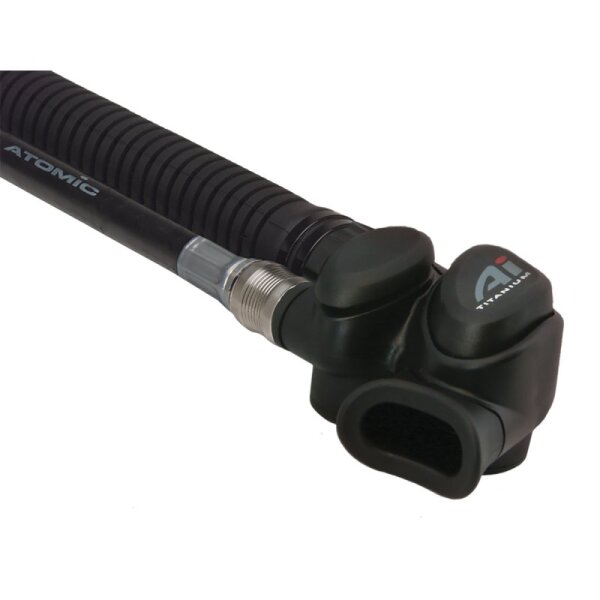 Atomic AI Inflator, Titanium, Black
